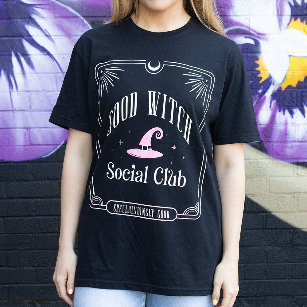 Something Different - Pink Good Witch Social Club Unisex T-shirt - Multicolours